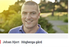 Johan Hjort, Högberga gård
